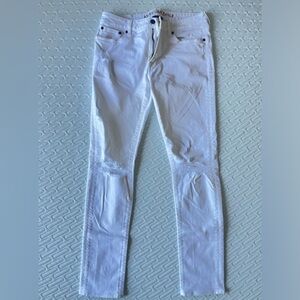 American Eagle Outfitters Men’s White Distressed Denim Jeans 32x34